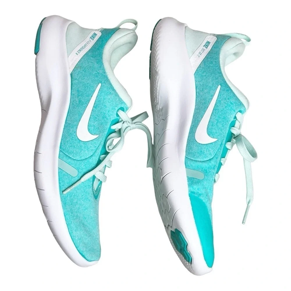 Nike Flex Experience Run 8 Shoe Teal/White Size 6